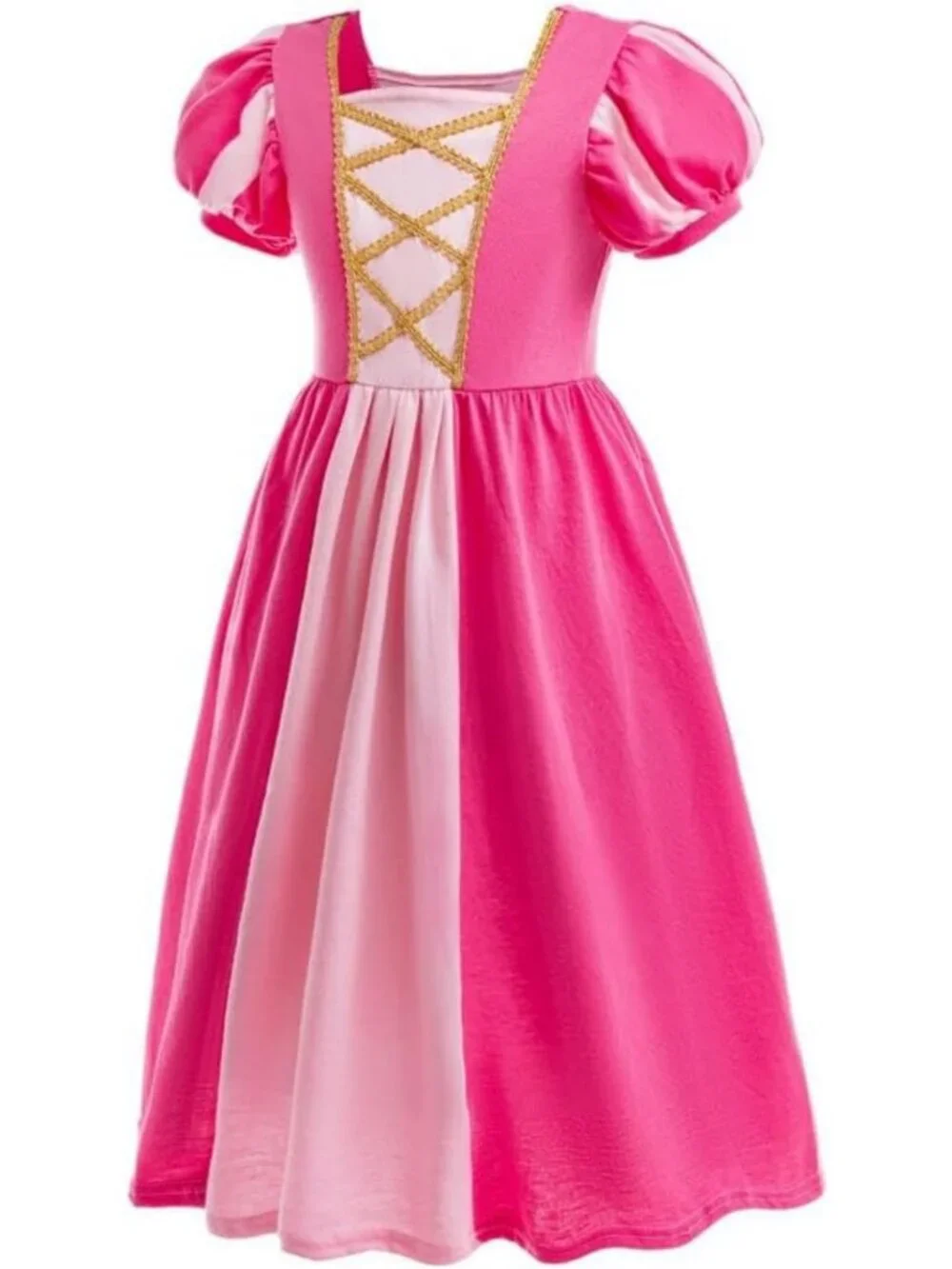 Girls' Princess Dress Up Costume for Halloween, Birthday Parties & Everyday Play